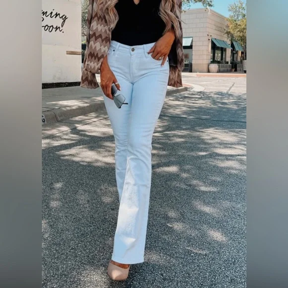 🔥💥Kancan’s WHITE FLARES are it!💥🔥 - Picture 1 of 9